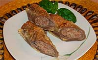 гречневые блины с мясом
