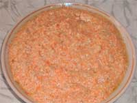 овощной соус из зеленой гречки и моркови