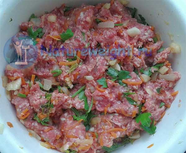 мясная начинка для фарширования кабачков