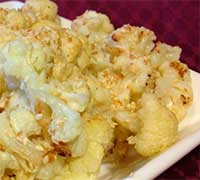 цветная капуста с тахини