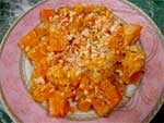 тыква, тушеная с орешками