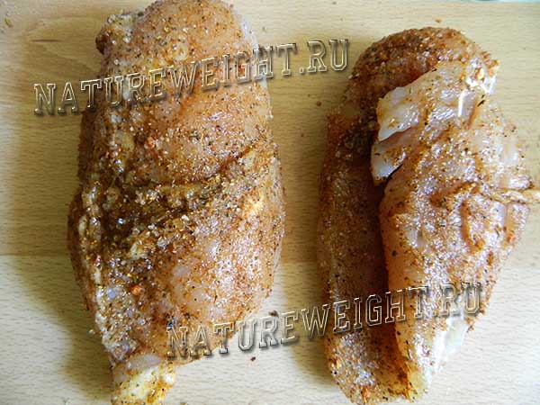 куриная грудка в специях