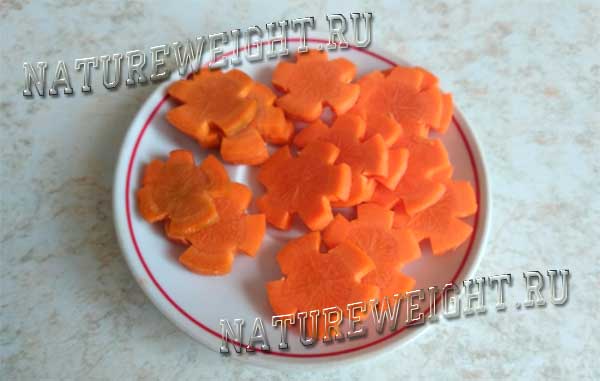 звездочки из морковки