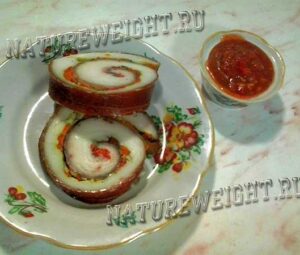 Рецепт вареного рулета из тонкого сала с мясной прослойкой и шкуркой