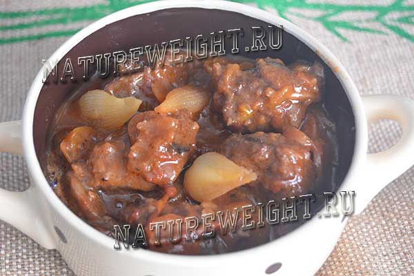 мясо в горшочке