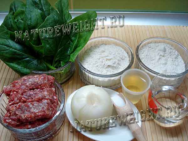 продукты для рецепта
