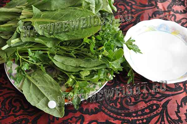 продукты, необходимые для заготовки