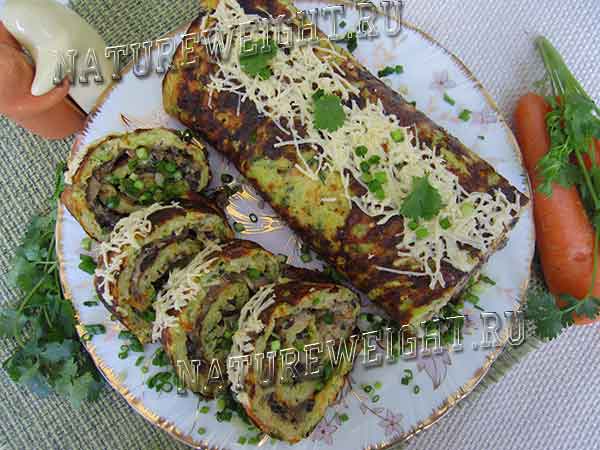 кабачковый рулет
