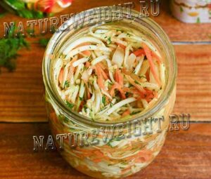 Быстрый рецепт кабачков по-корейски, который можно кушать сразу или оставить на зиму