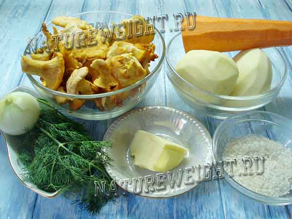 продукты для супа