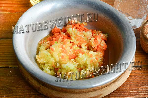 овощная смесь в миске