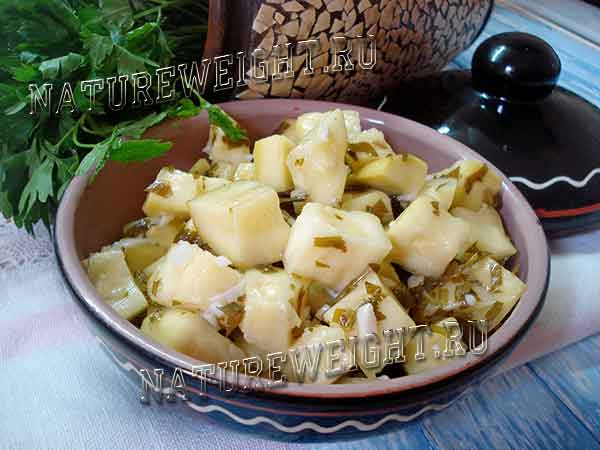 кабачки как грибы на тарелочке
