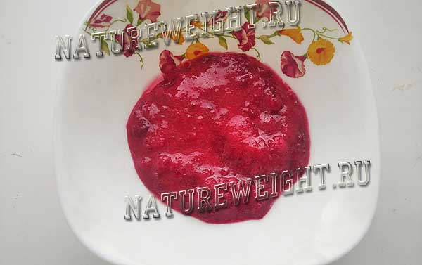 измельчение брусники в блендере